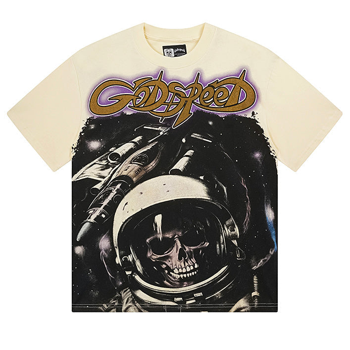 Godspeed Skeleton Astronaut T-shirt